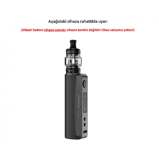 Vaporesso GTX One Bubble Atomizer Camı - Vaporesso GTX One Cam