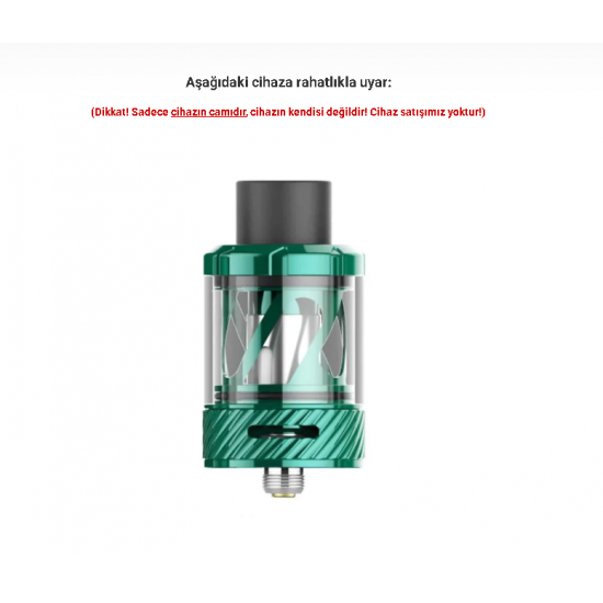 Uwell Nunchaku Tank Atomizer Camı