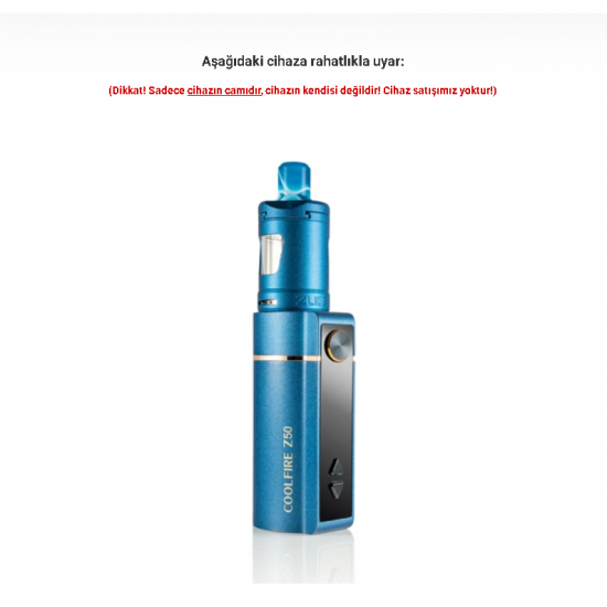Innokin Coolfire Z50 Kit Atomizer Camı