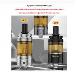 Vapefly Alberich MTL RTA Atomizer Camı