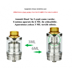 GeekVape Ammit Dual RTA Atomizer Camı