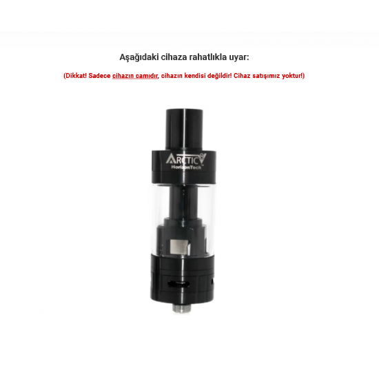 HorizonTech Arctic V8 Atomizer Camı - Arctic V8 Cam