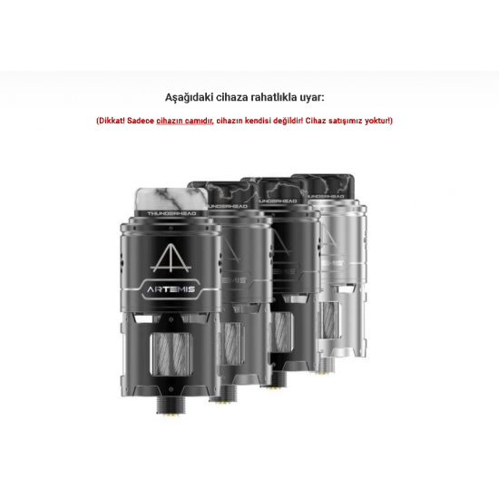 Thunderhead Artemis RDTA Atomizer Camı - Artemis RDTA Cam