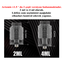 Thunderhead Artesmis V1.5 RDTA Atomizer Camı