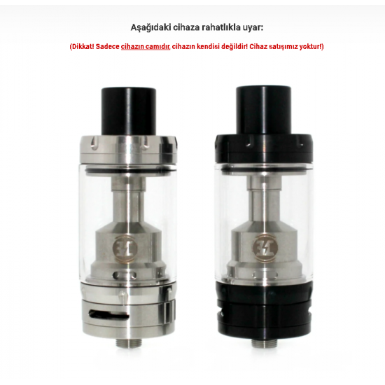 EHPRO Billow V2.5 RTA Atomizer Camı - Billow V2.5 RTA Cam