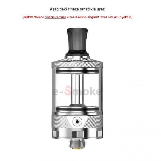 Ambition Mods Bishop 2 MTL RTA Atomizer Camı - Bishop 2 Cam