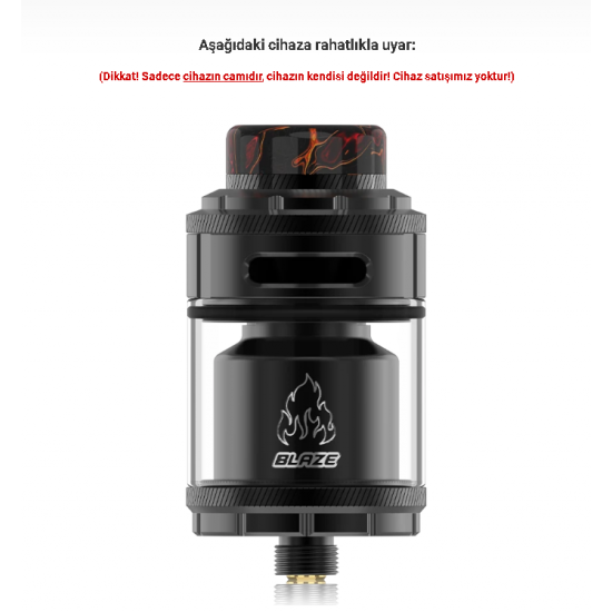 Thunderhead Blaze RTA Atomizer Camı - Blaze RTA Cam