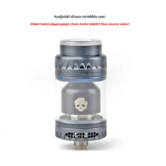 Dovpo Blotto Single Coil RTA Atomizer Camı - Blotto Single Cam
