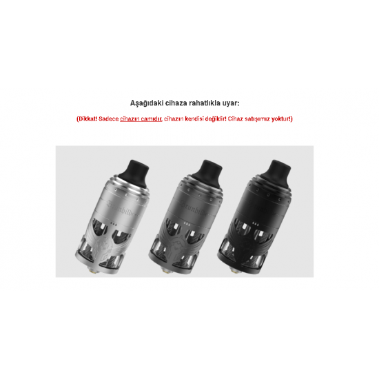 Vapefly Brunhilde MTL RTA Atomizer Camı - Brunhilde Cam