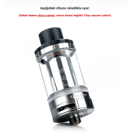 Aspire Cleito 120 Atomizer Camı - Cleito 120 Cam
