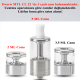 Dvarw MTL CL 22mm Atomizer Camı