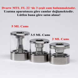 Dvarw MTL FL 22mm Atomizer Camı