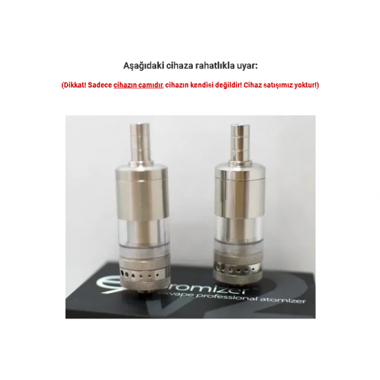 eXpromizer v2.1 MTL Atomizer Camı - eXpromizer v2.1 Cam