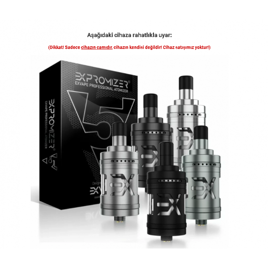 eXpromizer v5 Atomizer Camı - eXpromizer v5 Cam