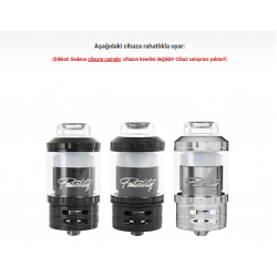 QP Desing Fatality M25 RTA Atomizer Camı