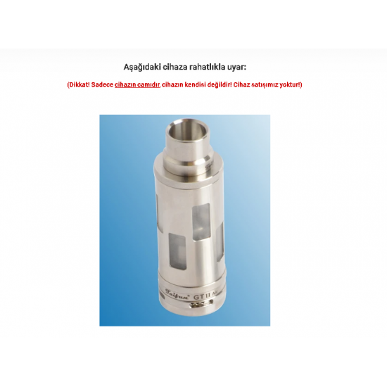 Taifun GT 2 Air RTA Atomizer Camı