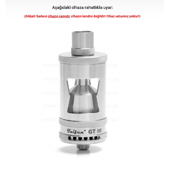 Taifun GT 3 Mini Atomizer Camı - GT 3 Mini Cam