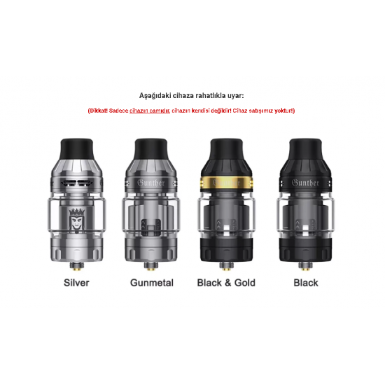 Vapefly Gunther Sub Ohm Tank Atomizer Camı - Gunther Cam
