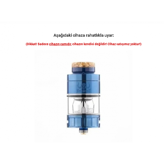 HellVape Hellbeast Hybird Tank Atomizer Camı - Hellbeast Hybird Cam