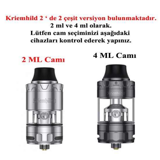 Vapefly Kriemhild 2 Atomizer Camı - Kriemhild 2 Cam