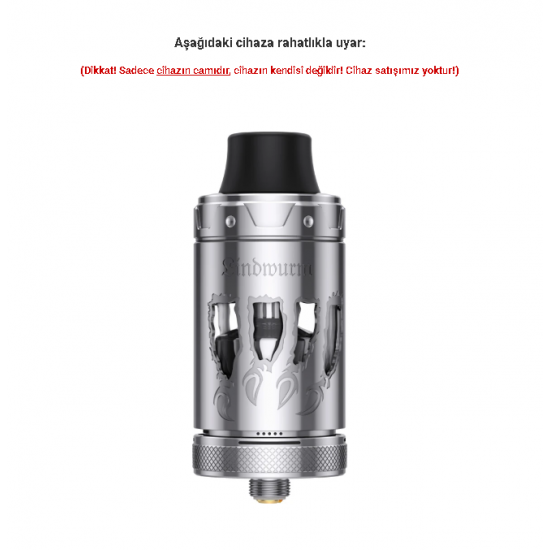 Vapefly Lindwurm RTA Atomizer Camı - Lindwurm RTA Cam