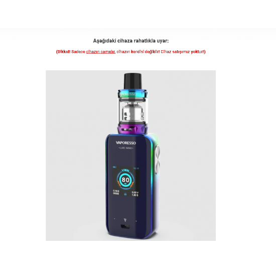 Vaporesso Luxe Nano Kit Atomizer Camı - Luxe Nano Cam