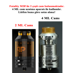 QP Desing Fatality M28 RTA Atomizer Camı