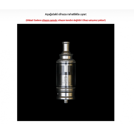 Uzimods Major MTL Atomizer Camı