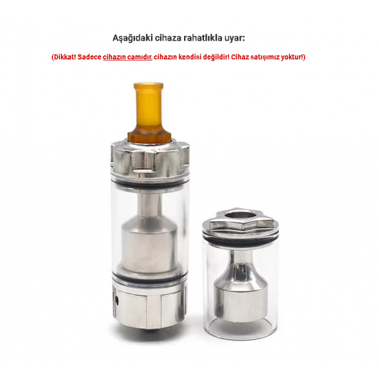 Uzimods Major V2 RTA Atomizer Camı - Major V2 Cam