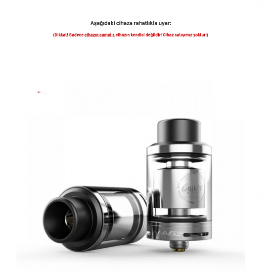 CoilArt Mage GTA Bubble Atomizer Camı - Mega GTA Cam