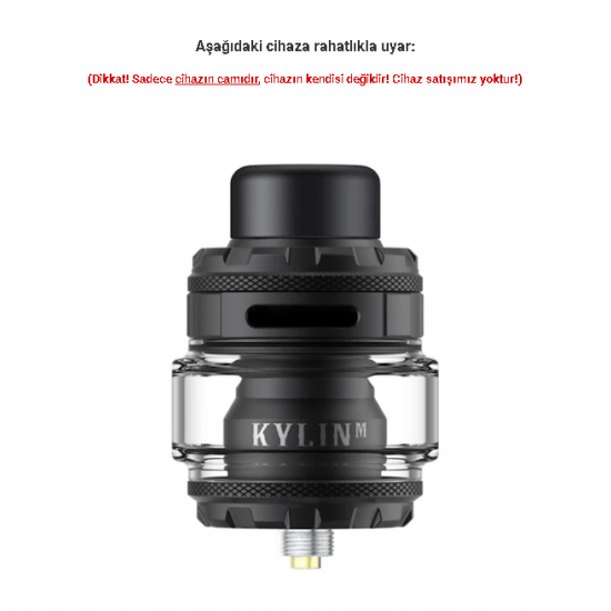 Vandy Vape Kylin M Pro Atomizer Camı - Kylin M Pro Cam