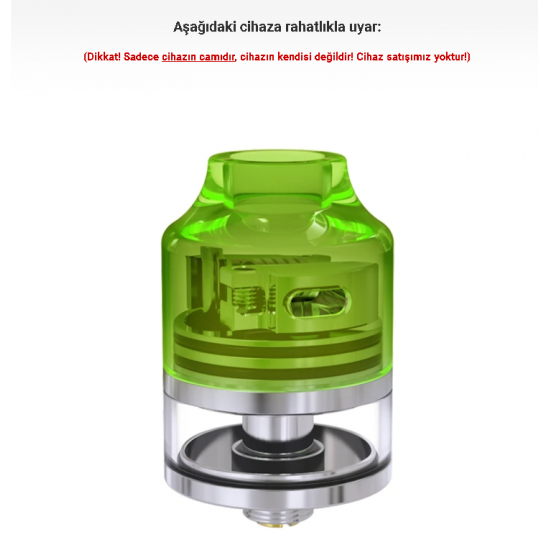 Oumier Wasp Nano RDTA Atomizer Camı