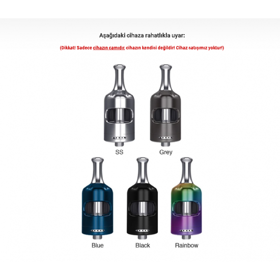 Aspire Nautilus 2 S Atomizer Camı - Nautilus 2s Camı