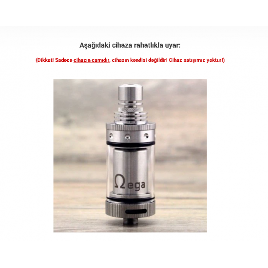 Advken Ohmega RTA Atomizer Camı