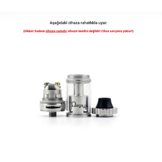 Advken Ohmega V2 RTA Atomizer Camı