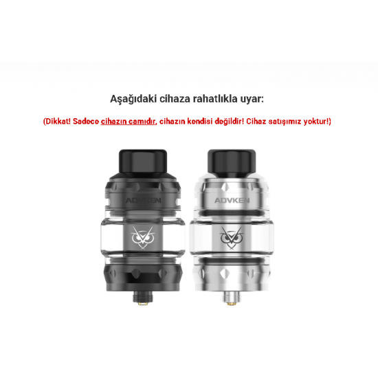 Advken Owl Pro Tank Atomizer Camı
