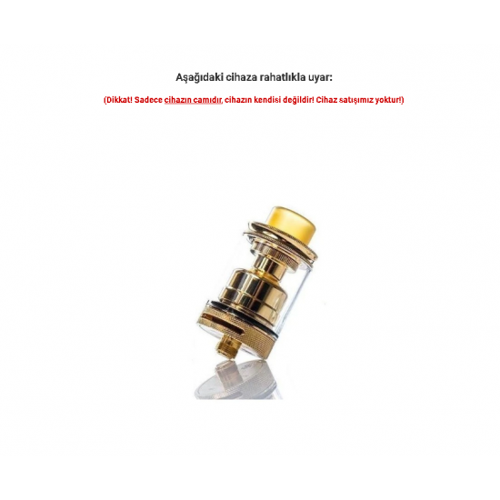 Dotmod Petri RTA 22 MM Atomizer Camı - Petri 22 MM Cam