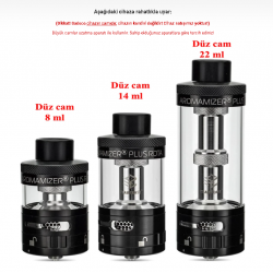 Steam Crave Aromamizer Plus V2 RDTA Atomizer Camı