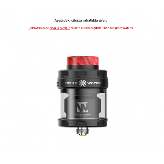 Wotofo Profile X RTA Atomizer Camı