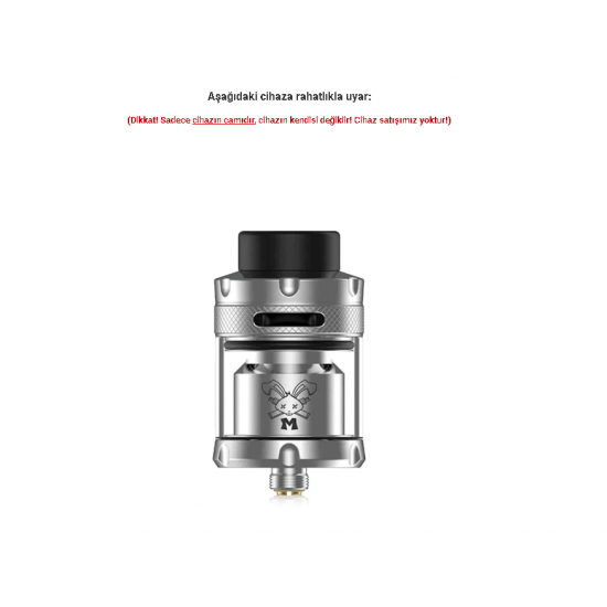 HellVape Dead Rabbit M RTA Atomizer Camı - Dead Rabbit M Cam