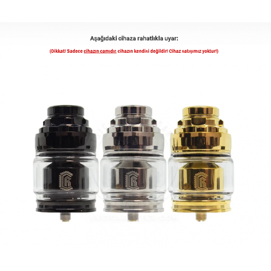 Reload 26 RTA Atomizer Camı - Reload 26 Cam