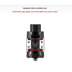 HorizonTech Sakerz Master Tank Atomizer Camı
