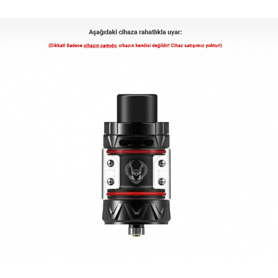 HorizonTech Sakerz Master Tank Atomizer Camı - Sakerz Master Tank Cam