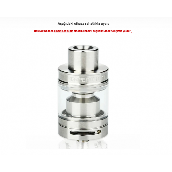 Wotofo Serpent Mini RTA 25 MM Atomizer Camı - Serpent Mini 25 Cam
