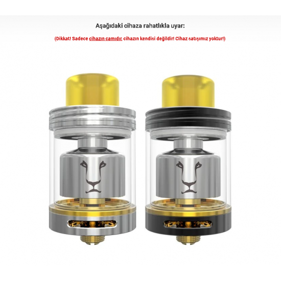 Kaees Solomon RTA Atomizer Camı - Solomon RTA Cam