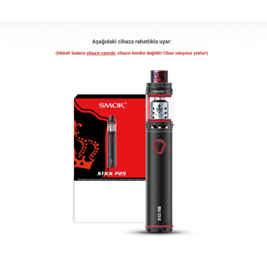 Smok Stick P25 Atomizer Camı - Stick P25 Cam