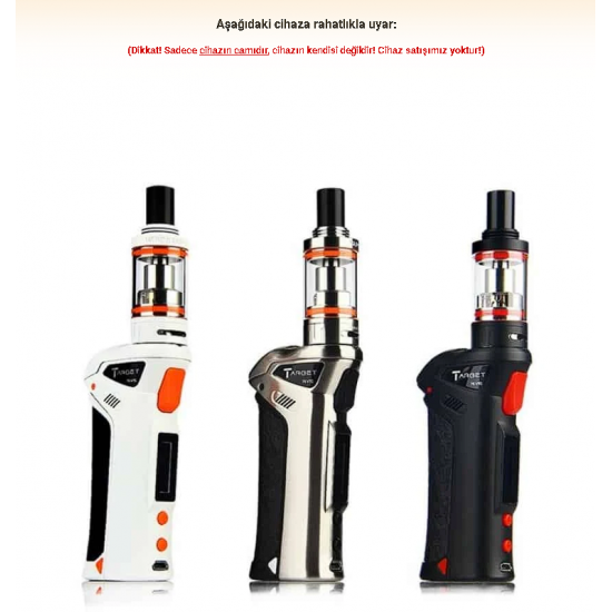 Vaporesso Target 75 VTC Atomizer Camı - Target 75 VTC Camı