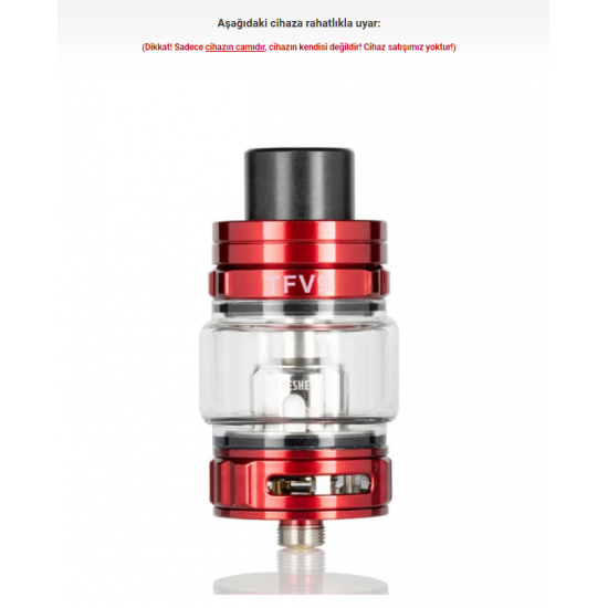 Smok TFV9 Sub-Ohm Atomizer Camı - TFV9 Cam