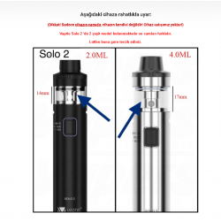 Vaptio Solo 2 Atomizer Camı
