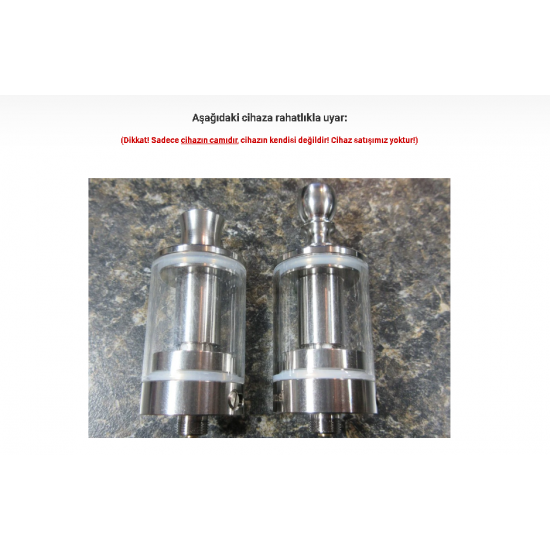 Vapefly Vika Fantasy Atomizer Camı - Vika Fantasy Cam